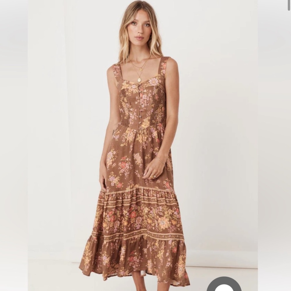 Spell Meadowland Linen Maxi Dress - Picture 5 of 16